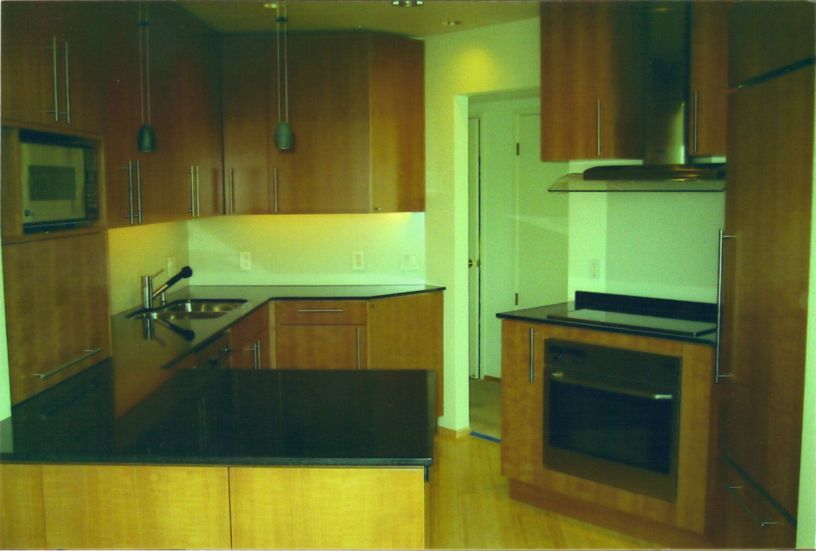 Completed kitchen remodeling project